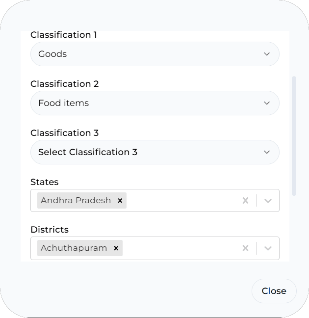 Set My Tender Preference